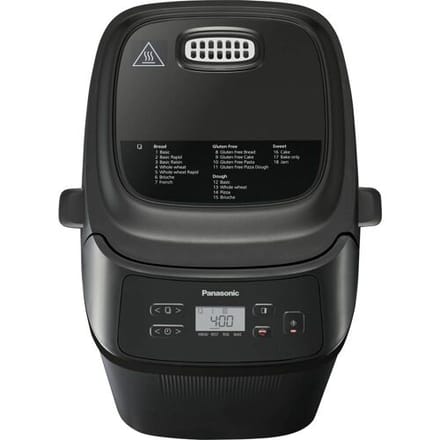 Panasonic SD-PN100 Mini-broodbakmachine Timerfunctie, 18 automatische programmas 400 g Zwart