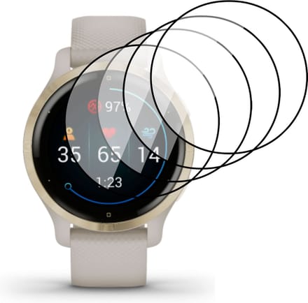4x Geschikt voor Garmin Venu 2 Screenprotector - Folie Screen Protector Geschikt voor Garmin Venu 2
