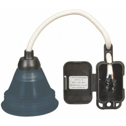 interBär MAXI GU10 Serie 1000 1000-505.01 Siliconebehuizing 35 W Grijs