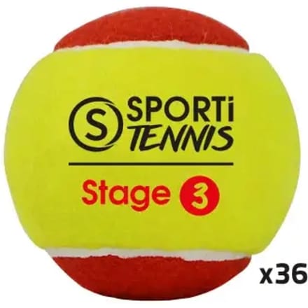 Zak met 36 tennisballen Sporti Stage 3