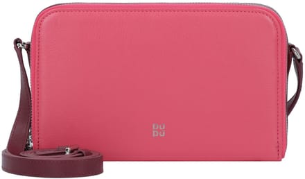 DuDu Ines Crossbody tas Leder 19 cm - Dames - raspberry
