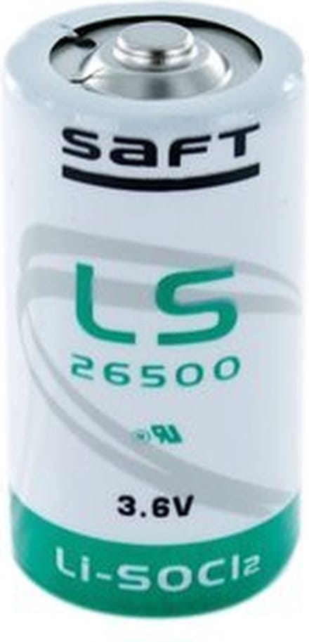 Saft LS26500 Lithium C 3.6v 7700mAh