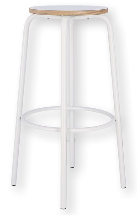 Jan Kurtz Barkruk PARIS - wit - 75 cm