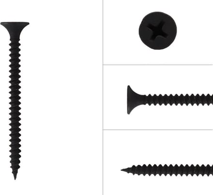 Wovar Gipsplaatschroeven Gefosfateerd Staal Fijn Draad 3.5 x 45 mm | 1000 stuks