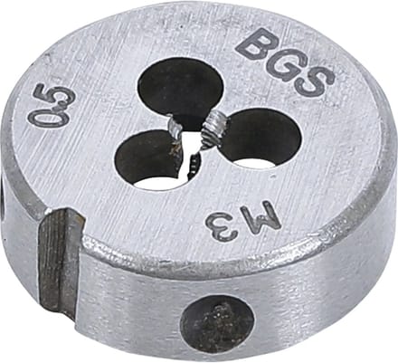 BGS Draadsnijplaat - M3 x 0,5 x 25 mm