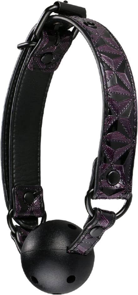Blaze Ball Gag Purple