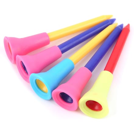 5 Stuks/Pak Golf Tees Plastic Balhouder Rubberen Kussen Buitensporten Trainingsaccessoires blue