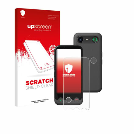 upscreen - Screenprotector voor Doro Aurora A10 (Voor+Camera) - Folie Beschermfolie transparant