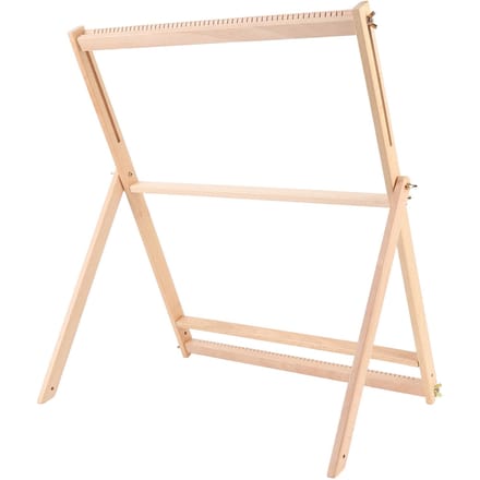 Weefraam Multifunctioneel Beukenhout Handweefmachine voor Wandtapijt Sjaal Deken beige
