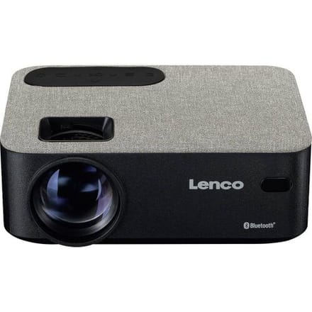 Lenco Beamer - Full HD 1080P - Projector met Bluetooth - LPJ-700BKGY Mini Beamer - Zwart