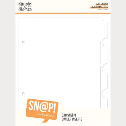 Simple Stories - SN@P! Divider 6x8 Inch Binder Inserts (13333)