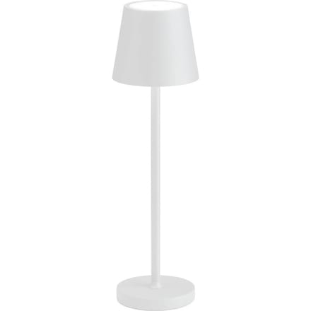 LCD LED tafellamp 5098, oplaadbare batterij, IP54, dimbaar, wit