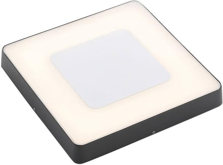Moderne LED Plafondlamp Zwart met Bewegingssensor - IP54 Buitenverlichting