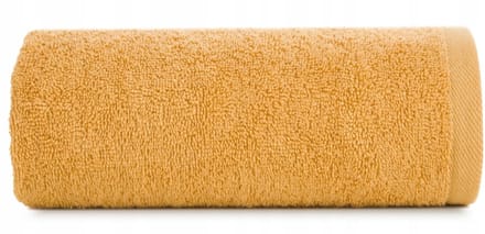 Badhanddoek Frotte 16x21 cm Mosterdgeel 100% Katoen