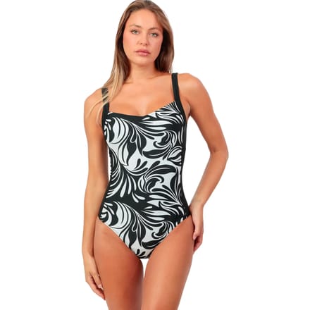Badpak Admas Eendelig zwempak shapewear Black And White