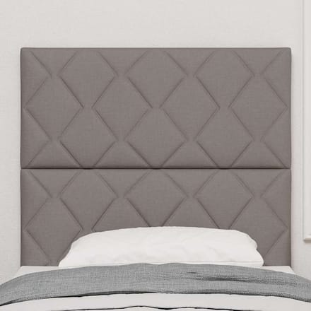 vidaXL - Hoofdbord - Taupe - 100 - cm - Stof