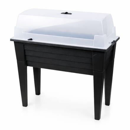 Ceruzo Kweekbak met Deksel en Poten – Moestuinbak – 78x40x83 cm -Antraciet