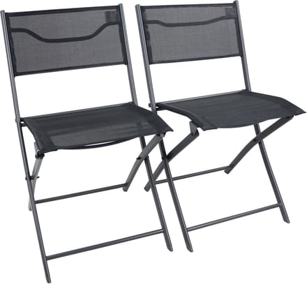 VCM 2-delige set balkonstoel inklapbare tuinstoel inklapbare camping inklapbare stoel Sumila