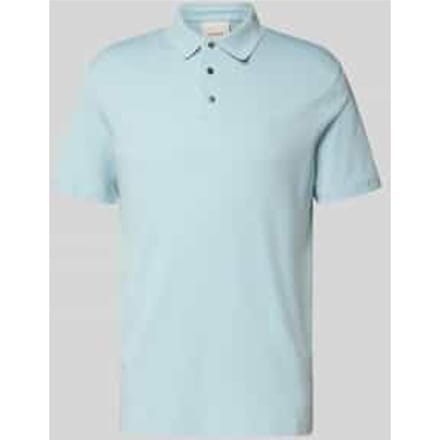 Relaxed fit poloshirt met logostitching, model 'SUPMA'