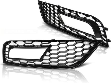 Grill geschikt voor AUDI A4 (B8) 11 11-15 GLANZEND ZWART