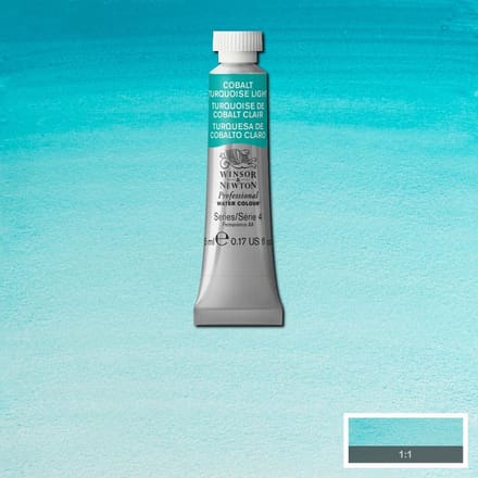 W&N Professional  Aquarelverf 5ml | Cobalt Turquoise Light