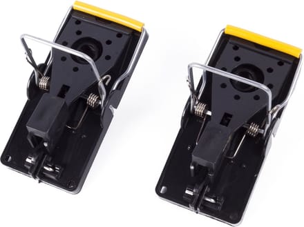 Benson Compacte en herbruikbare muizenvallen - set van 2 - 10 x 5 cm - plastic