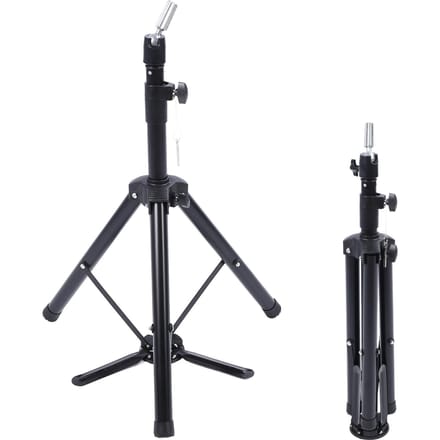 Verstelbare Kappers Oefen Mannequin Mannequin Hoofd Statief Standaard Mannequin Pruik Poppenhoofd Houder black