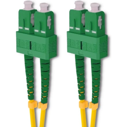 Qoltec Glasvezel Patchcord SC/APC-SC/APC |   Singlemode |   9/125 |   G652D |   Duplexwoning |   120m