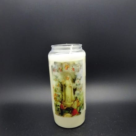 Noveenkaars Heilige Vrouw 021 - 6 dagen brander (5 stuks)