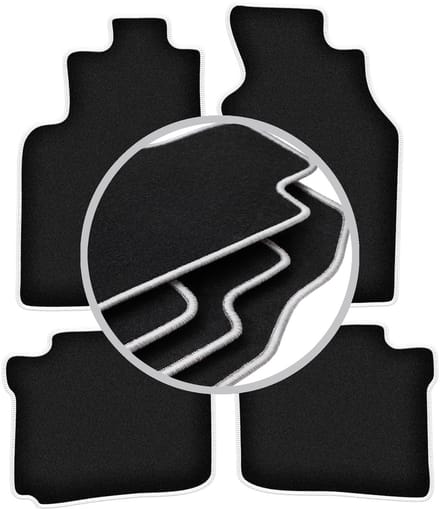 CARLUX-SILVER automatten voor: Mitsubishi Space Star minivan (1999-2005)