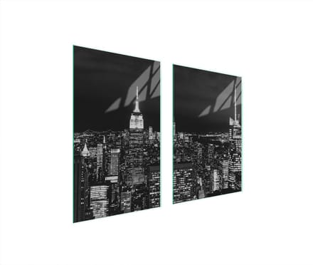 TMK ArtDeko - Snijplank - Moderne Stad - 65x52 cm - Veilig en Veelkleurig