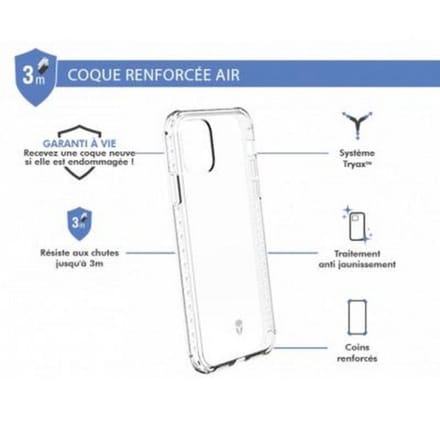 Force Case, Hoesje geschikt voor iPhone XR / 11 - AIR Versterkt, Transparant