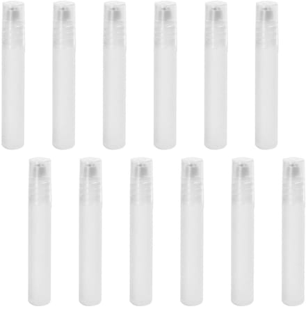 Dailygoods- Sprayflessen 12 Stuks - Herbruikbare Fijne Mist Sprayflessen - Plastic Rollerflessen - Lichtgewicht - Antislip - 10 ml Capaciteit