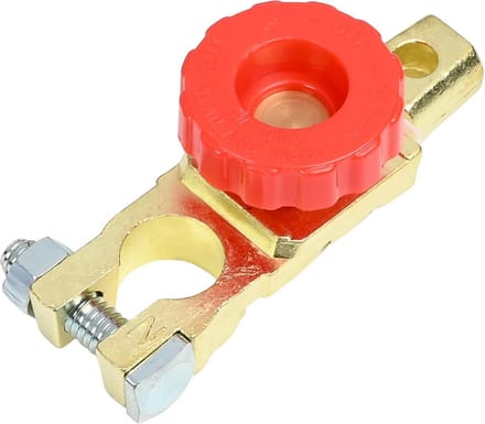 Dragon-Tools Accuklem met stroomonderbreker - accu poolklem - 6V, 12V, 24V