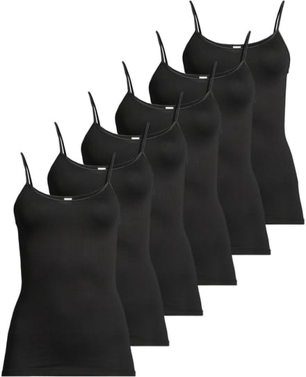 Conta Dames spaghettitop 6 pack Modal