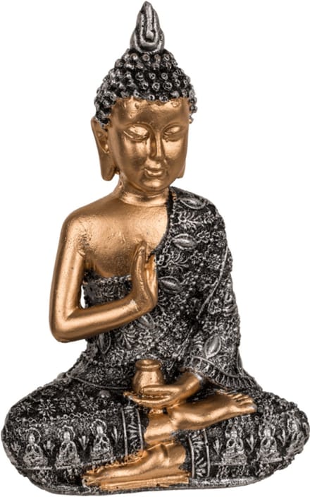 Decoratief beeldje, Boeddha, ca. 8,5 x 5 x 13 cm,