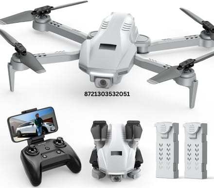 Drone met Camera - Mini Drones voor Volwassenen - Buiten - Grijs