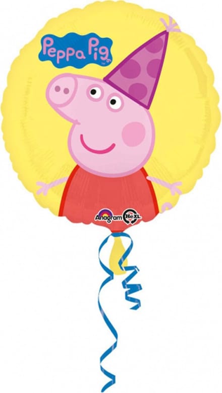 Amscan - Peppa Pig folieballon 43 cm