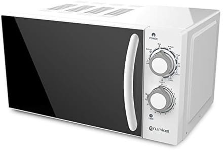 Magnetron met grill - Oven combi - Snel opwarmen - Roestvrijstalen design - 20 liter - Wit