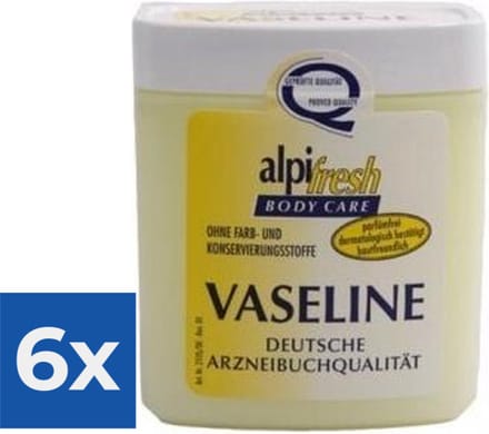 Alpi-Fresh Handcreme Vaseline - 250 ml. - Voordeelverpakking 6 stuks