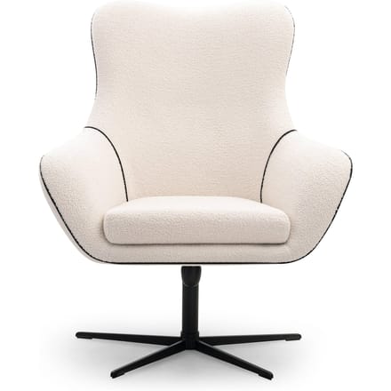 Fauteuil ESSI met draaifunctie bouclé | NADUVI Collection