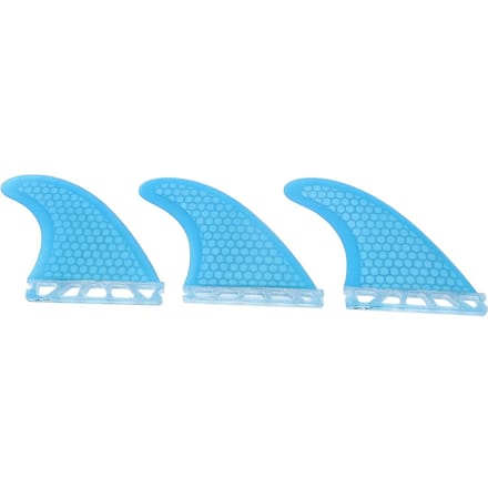 Aileron de Surf en Nid d'Abeille Fibre de Verre Aileron de Queue de Surf pour Gouvernail de Queue Accessoire de Surfboard blue