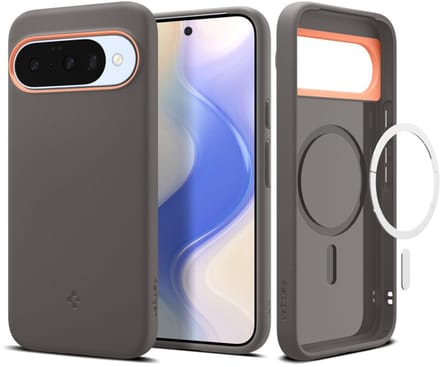 Spigen Nano Pop MagFit Google Pixel 10 / 10 Pro Hoesje MagSafe Back Cover Grijs