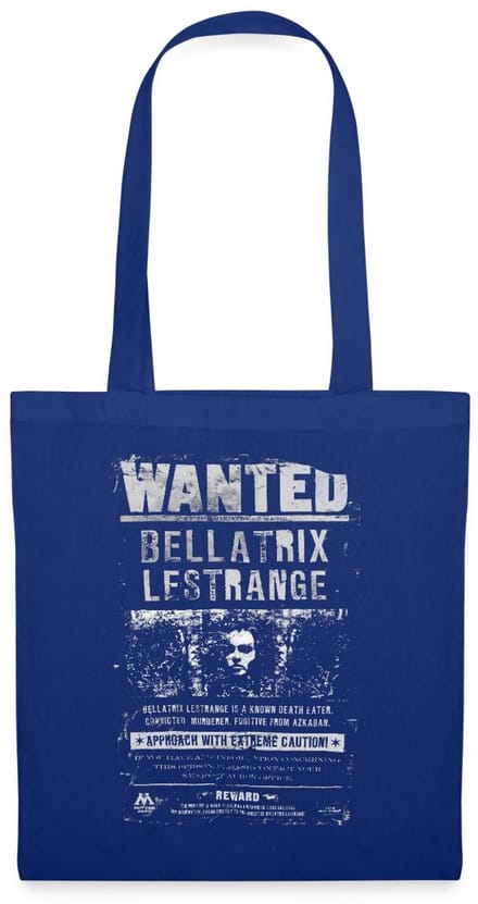 Harry Potter Bellatrix Lestrange Wanted Poster Tas Van Stof Schoudertas