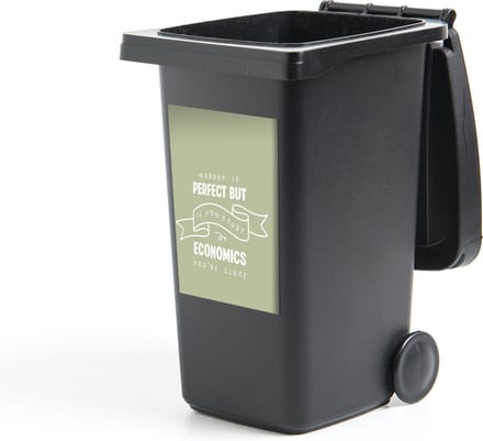 Container sticker Economie - Onderwijs - Opleiding - Leren - 40x60 cm - Kliko sticker