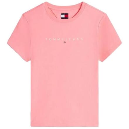 Tommy Hilfiger Tjw Slim Linear Tee Tropical Blush Größe: S | Hemden Outlet | Damen