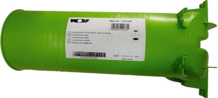 Wolf Aansluitdeel voor slang DN75/63 ventiel DN125, 90Graden, L:325mm, 2577295