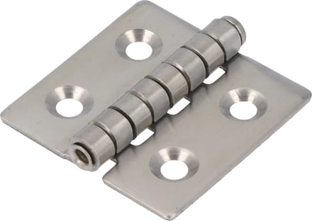 Scharnier - 40x40mm - RVS A2 - Max. 90 graden