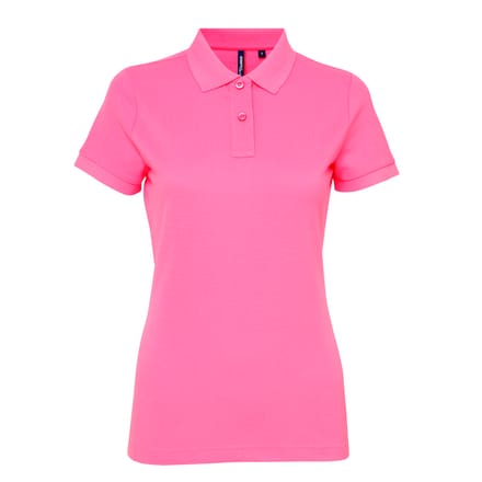 Asquith & Fox Dames/dames Performance Blend Poloshirt met korte mouwen (Neonroze)