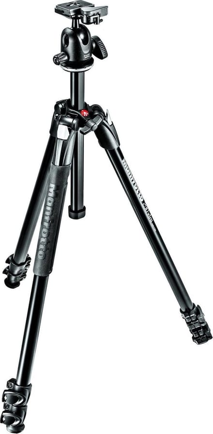 Manfrotto 290 XTRA statief kit Alu 3 segmenten MK290XTA3-BH